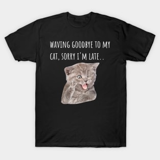 Funny Cat Indoors T-Shirt